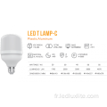 ampoule led en aluminium en plastique 40w